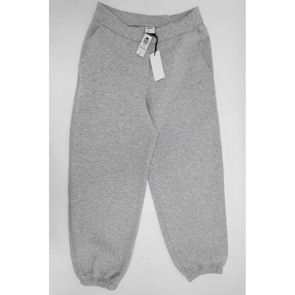 NEW Aritzia TNA Pants Womens Small Heather Chrome Hiatus Jogger Sweatpants